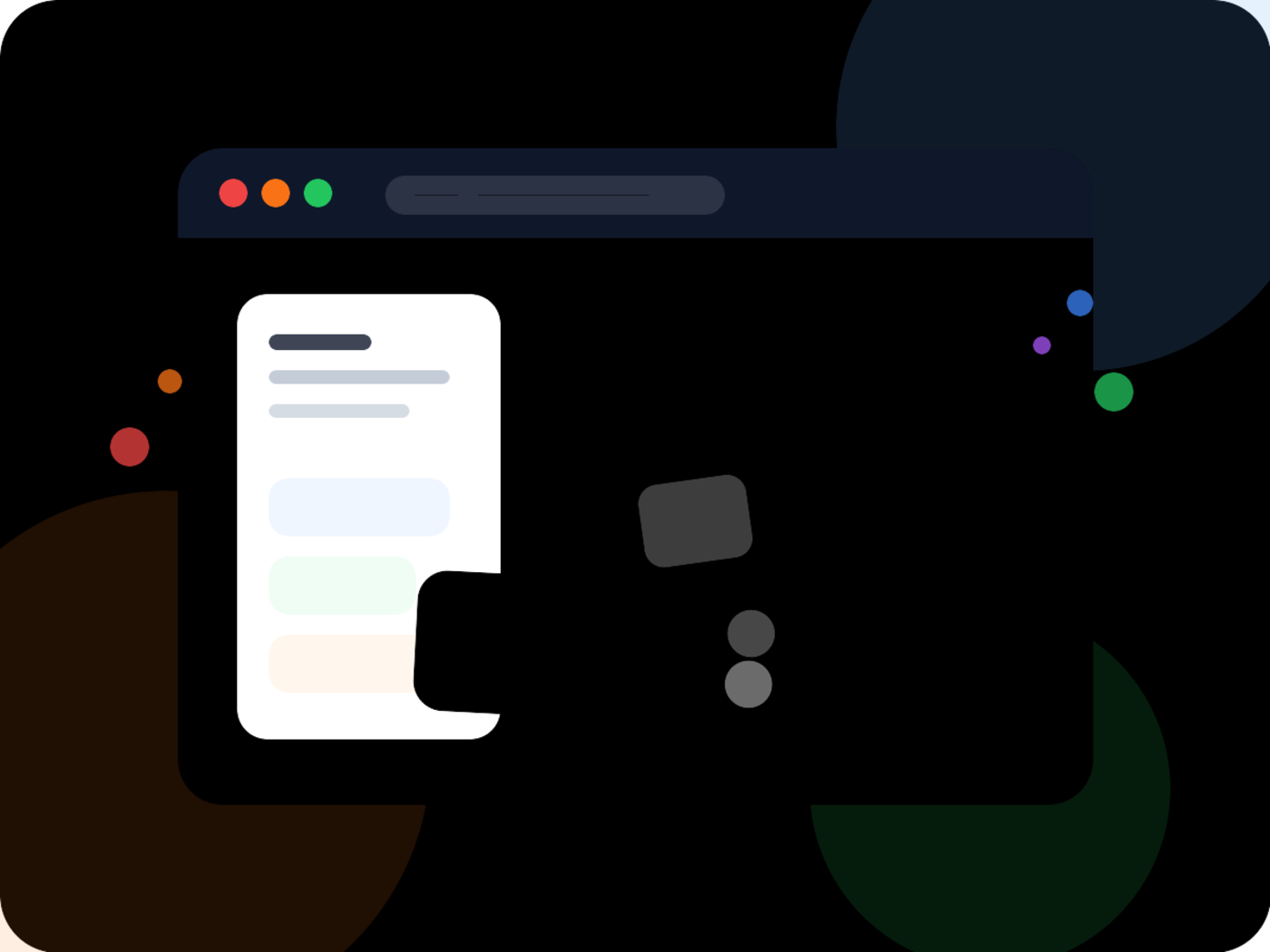 Interface MacPaste avec cartes de presse-papiers colorées